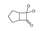 6,6-dichlorobicyclo[3.2.0]heptan-7-one结构式