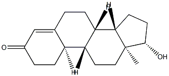 (8α)-17β-Hydroxyestr-4-en-3-one结构式