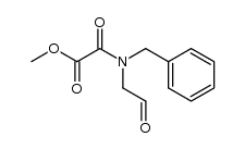 methyl 2-(benzyl(2-oxoethyl)amino)-2-oxoacetate结构式