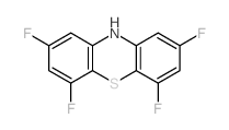 10H-Phenothiazine,2,4,6,8-tetrafluoro- structure