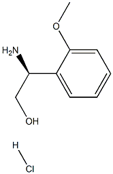 (S)-2-氨基-2-(2-甲氧基苯基)乙醇盐酸盐结构式