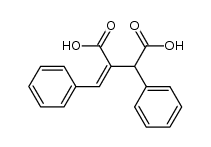 2-Benzyliden-3-phenylbernsteinsaeure Structure