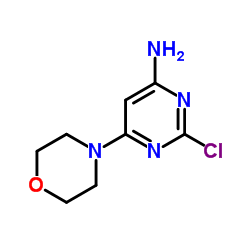 2-Chloro-6-Morpholinopyrimidin-4-amine结构式