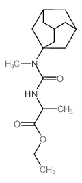ethyl 2-[(1-adamantyl-methyl-carbamoyl)amino]propanoate结构式