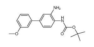 (3-amino-3'-methoxy-biphenyl-4-yl)-carbamic acid tert.-butyl ester结构式