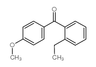 2-乙基-4’-甲氧基苯甲酮结构式