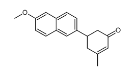 2-Cyclohexen-1-one, 5-(6-Methoxy-2-naphthalenyl)-3-Methyl-结构式