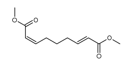 (2E,7Z)-Dimethyl-2,7-nonadienedioate Structure