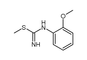 N-(2-methoxyphenyl)-S-methylisothiourea Structure