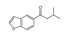 1-(benzo[b]thiophen-5-yl)-3-methylbutan-1-one Structure