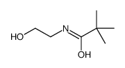 N-(2-羟乙基)-2,2-二甲基丙酰胺结构式