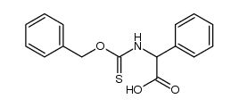 benzyloxythiocarbonylamino-phenyl-acetic acid结构式