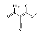 2-Propenamide,2-cyano-3-mercapto-3-methoxy-结构式
