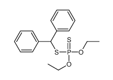 benzhydrylsulfanyl-diethoxy-sulfanylidene-λ5-phosphane结构式