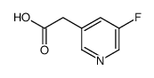 2-(5-fluoropyridin-3-yl)acetic acid structure