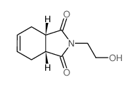 (3aR,7aS)-2-(2-hydroxyethyl)-3a,4,7,7a-tetrahydroisoindole-1,3-dione Structure