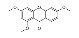 1,3,6-trimethoxyxanthen-9-one Structure