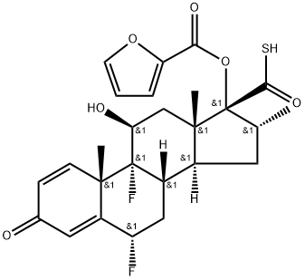 糠酸氟替卡松奥瑞特杂质C结构式