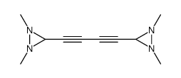 3-[4-(1,2-dimethyldiaziridin-3-yl)buta-1,3-diynyl]-1,2-dimethyldiaziridine Structure