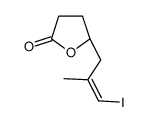 (5S)-5-(3-iodo-2-methylprop-2-enyl)oxolan-2-one Structure