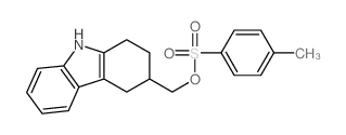 1H-Carbazole-3-methanol,2,3,4,9-tetrahydro-, 3-(4-methylbenzenesulfonate) structure