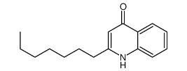 2-庚基-4-喹啉酮结构式