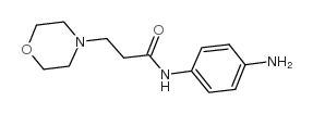 N-(4-Amino-phenyl)-3-morpholin-4-yl-propionamide Structure