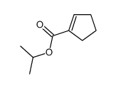 (9ci)-1-环戊烯-1-羧酸,1-甲基乙酯结构式
