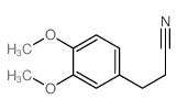 3-(3,4-二甲氧基苯基)丙腈结构式