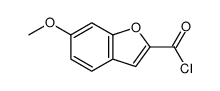 6-methoxy-1-benzofuran-2-carbonyl chloride Structure