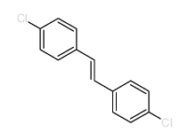 Benzene,1,1'-(1,2-ethenediyl)bis[4-chloro- structure