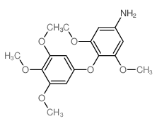 3,5-dimethoxy-4-(3,4,5-trimethoxyphenoxy)aniline结构式