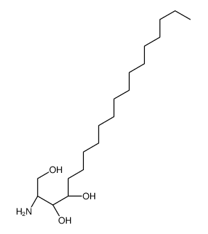 (2S,3S,4R)-2-aminononadecane-1,3,4-triol Structure
