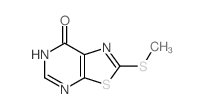 8-methylsulfanyl-9-thia-2,4,7-triazabicyclo[4.3.0]nona-2,7,10-trien-5-one structure