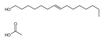 acetic acid,pentadec-7-en-1-ol Structure