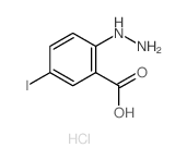 2-hydrazinyl-5-iodo-benzoic acid结构式