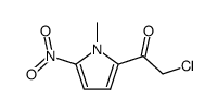 Ethanone, 2-chloro-1-(1-methyl-5-nitro-1H-pyrrol-yl)- (9CI)结构式