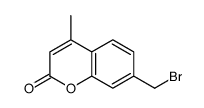 7-(bromomethyl)-4-methylchromen-2-one结构式