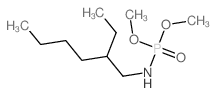 N-dimethoxyphosphoryl-2-ethyl-hexan-1-amine结构式