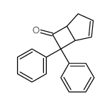 6,6-diphenylbicyclo[3.2.0]hept-3-en-7-one Structure