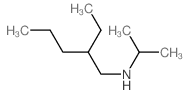 2-ethyl-N-propan-2-yl-pentan-1-amine结构式