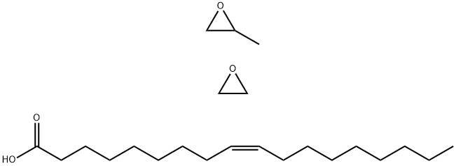 Oxirane, 2-methyl-, polymer with oxirane, (9Z)-9-octadecenoate结构式