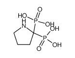 (pyrrolidine-2,2-diyl)bisphosphonic acid结构式