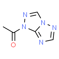 1H-1,2,4-Triazolo[4,3-b][1,2,4]triazole, 1-acetyl- (9CI) structure