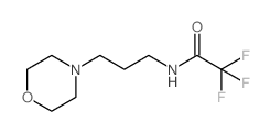 2,2,2-三氟-N-(3-吗啉丙基)乙酰胺结构式