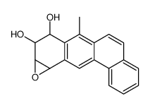 4-methyl-1a,2,3,11b-tetrahydrotetrapheno[10,11-b]oxirene-2,3-diol结构式