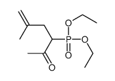 3-diethoxyphosphoryl-5-methylhex-5-en-2-one Structure