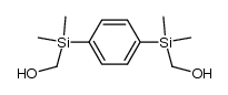 [p-Phenylen-bis-(dimethylsilylen)]-bis-methanol结构式