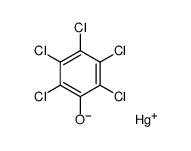 methyl-(2,3,4,5,6-pentachlorophenoxy)mercury结构式