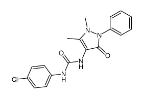 1-(2,3-DIMETHYL-5-OXO-1-PHENYL(3-PYRAZOLIN-4-YL))-3-CHLOROPHENYLUREA picture